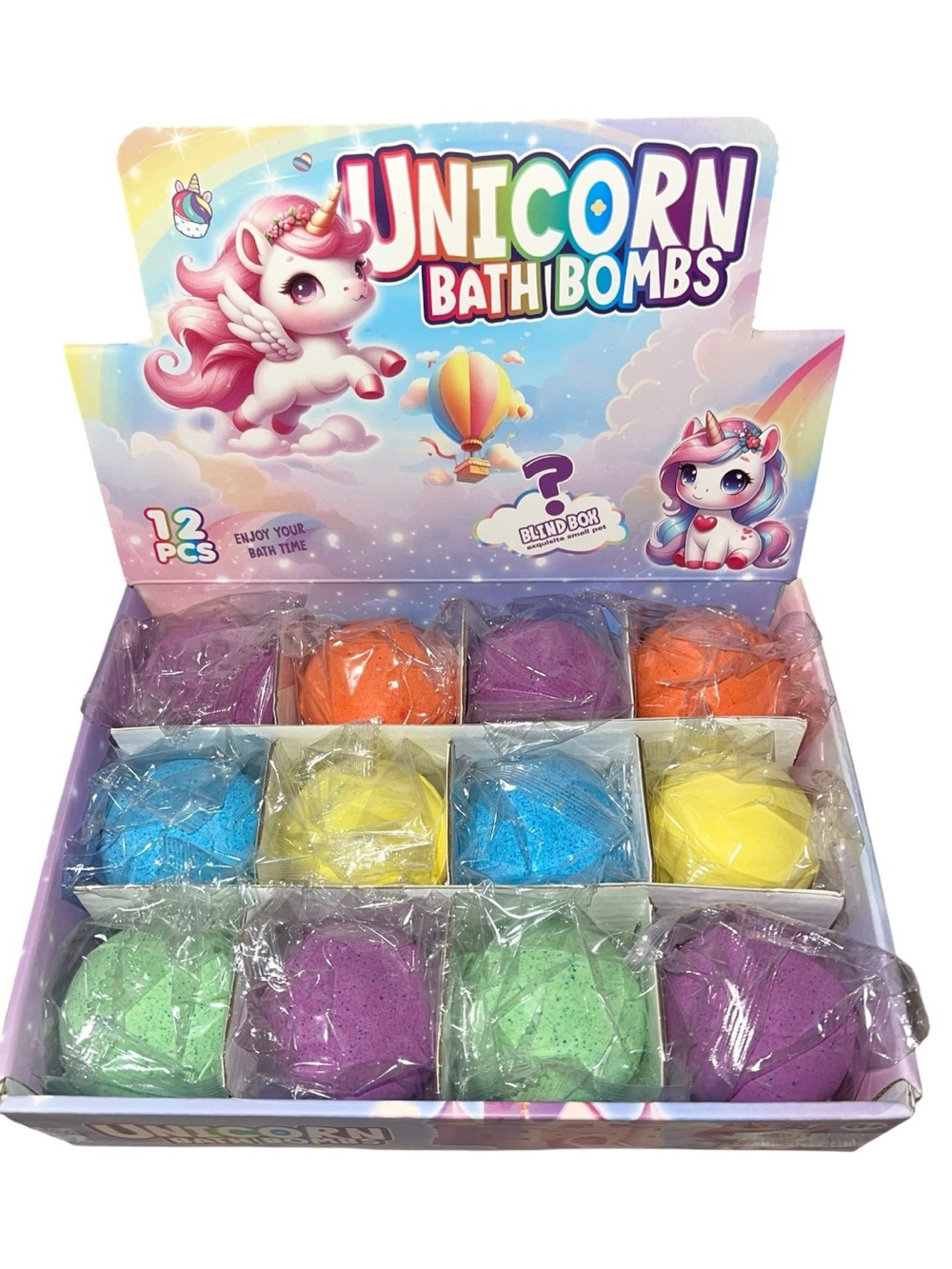 2 for $5 Unicorn Bath Bombs - Assorted Bright Colors